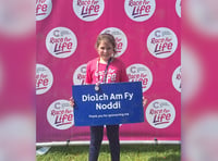 Llyswen girl raises money for cancer charity