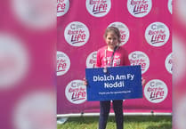 Llyswen girl raises money for cancer charity