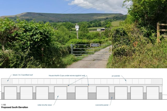 Plans lodged for nine business units at farm near Crickhowell