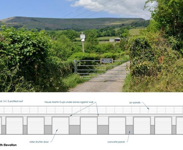 Plans lodged for nine business units at farm near Crickhowell