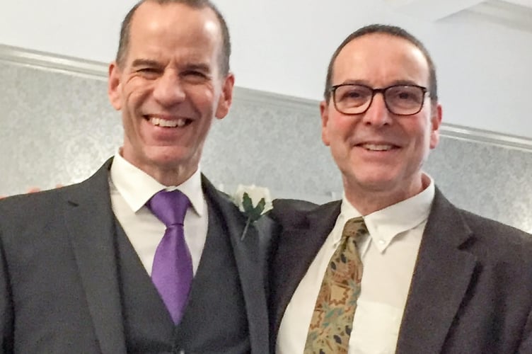 Paul (left) with his brother David