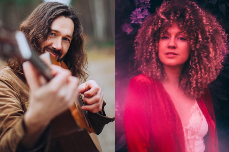 Adam Beattie and Fiona Bevan, who will headline a double bill at the Assembly Rooms in Presteigne