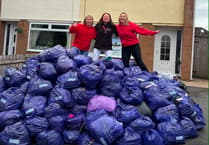 Slimming World members in Powys donate 638 bags of clothes for charity