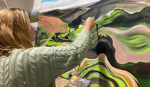 Artist brings Wye Valley to life in new exhibition