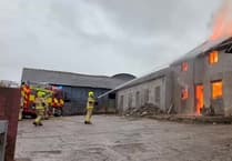 Large agricultural building destroyed in overnight fire