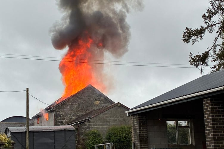 Crews from four stations were called to the incident