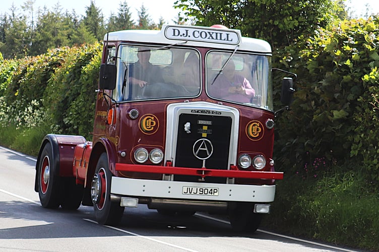 Dave Coxill of Knighton with his Atkinson Borderer