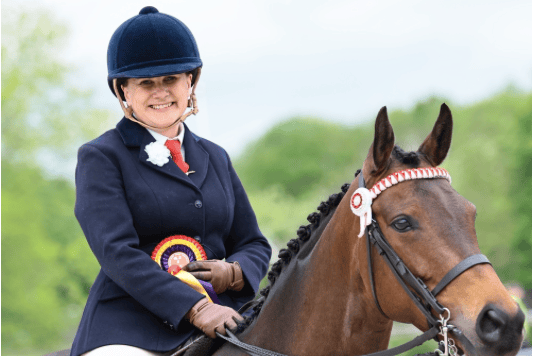 Lucia Thomas from Brecon has qualified for the Horse of the Year Show.
