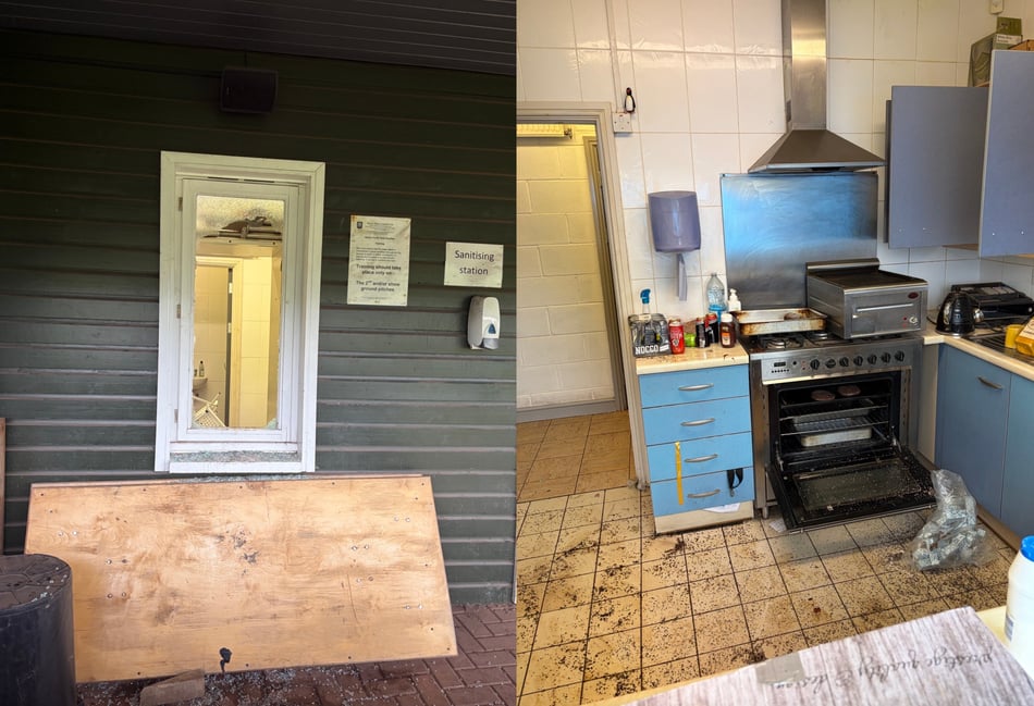 'Senseless vandalism': Brecon RFC pavilion targeted in break-in