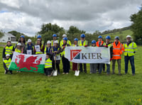 Turf-cutting marks start of new Sennybridge school build