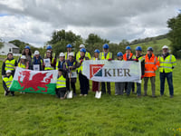 Turf-cutting marks start of new Sennybridge school build