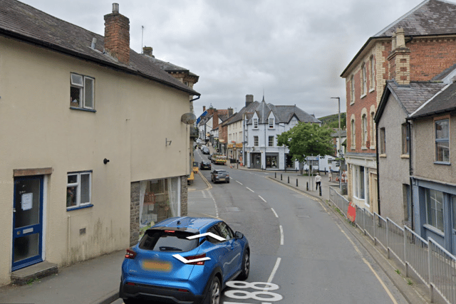 Knighton High Street closed due to emergency incident