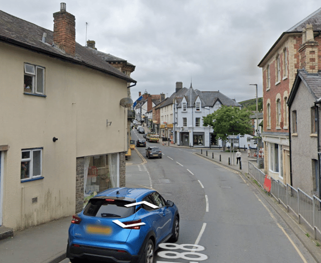 Woman arrested on suspicion of arson after property fire in Knighton
