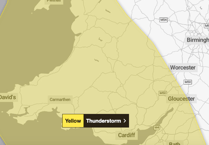 Thunderstorm warning in place across Brecon and Radnorshire today