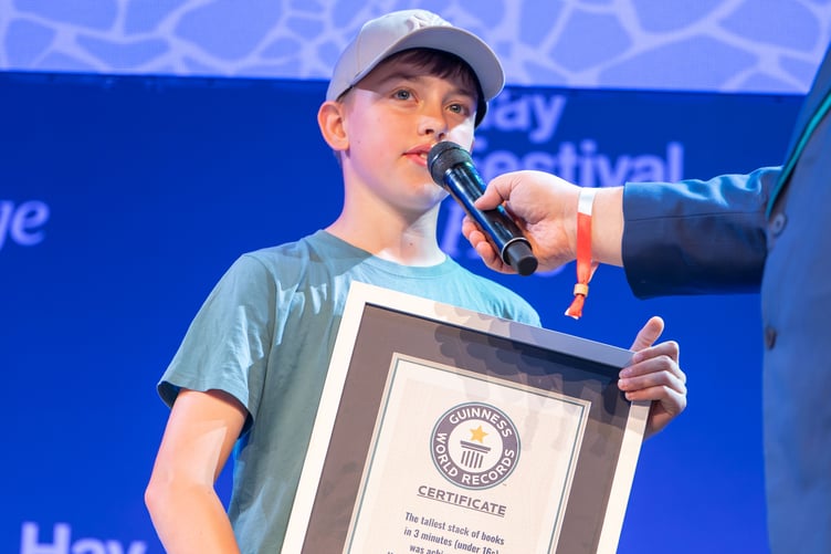 Hay Festival Record breaking attempt