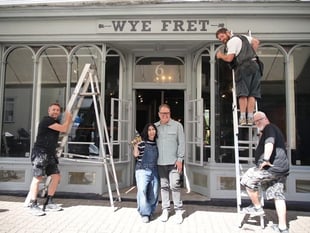Hay-on-Wye shops get TV makeover on Interior Design Masters