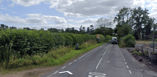 B-road near to Talgarth closed due to collision