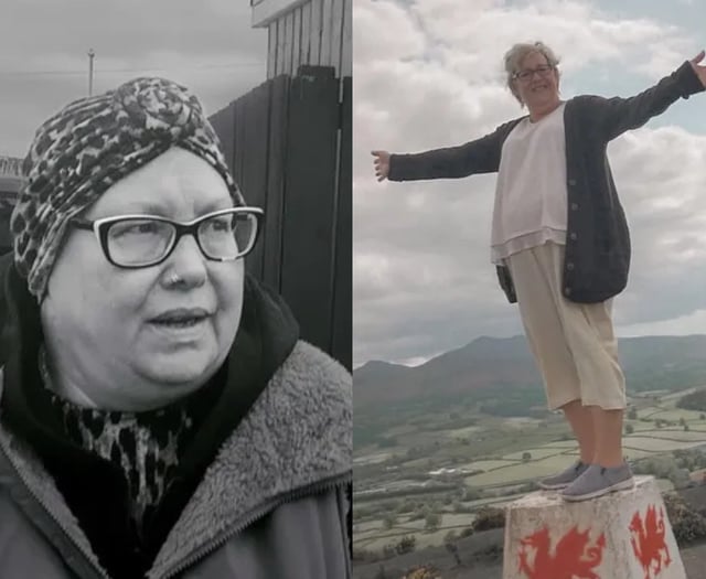 Brecon woman with stage 4 lung cancer takes on swimming challenge