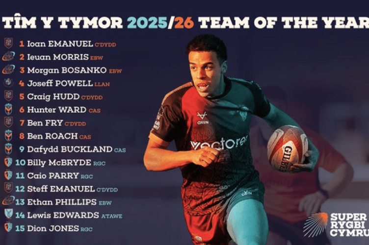 S4C’s official Super Rygbi Cymru Team of the Year for the 2025/26 season