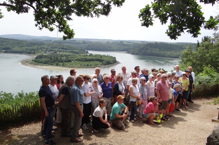                         The group enjoyed visits to a range of scenic locations during their trip to Brittany       