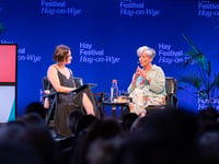 Actor Emma Thompson awarded Hay Festival Medal for Drama