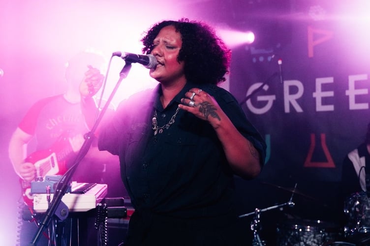 Tall Child performing at Green Man Rising final