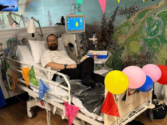 James Barnett is among 371 people in Wales currently waiting for an organ transplant