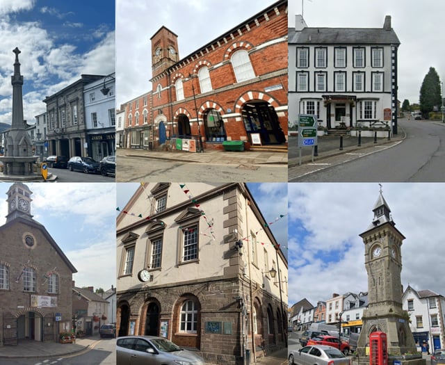 Powys towns to share £1.5m funding boost
