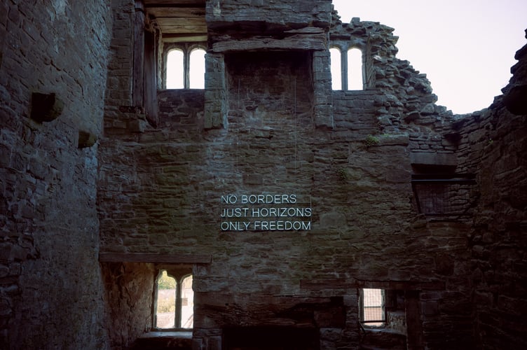 Borderlands art exhibition Hay Castle