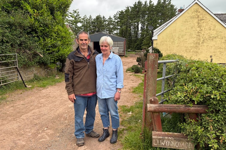 Colin Millichap with his wife Mandy