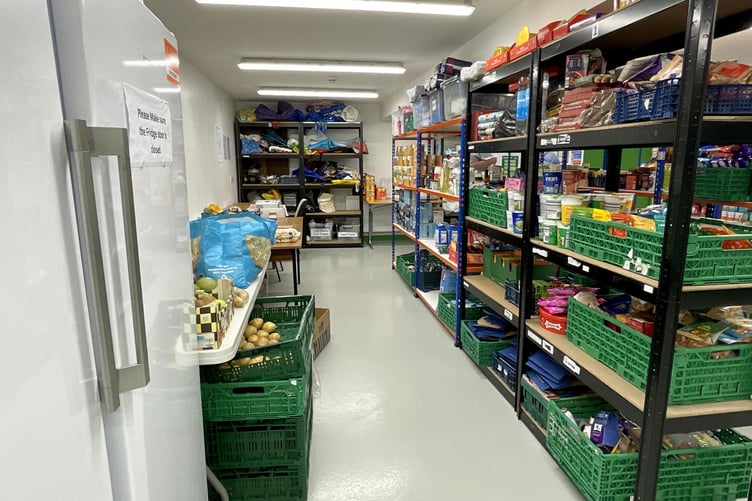Llandrindod Foodbank, which has previously received funding through Powys County Council