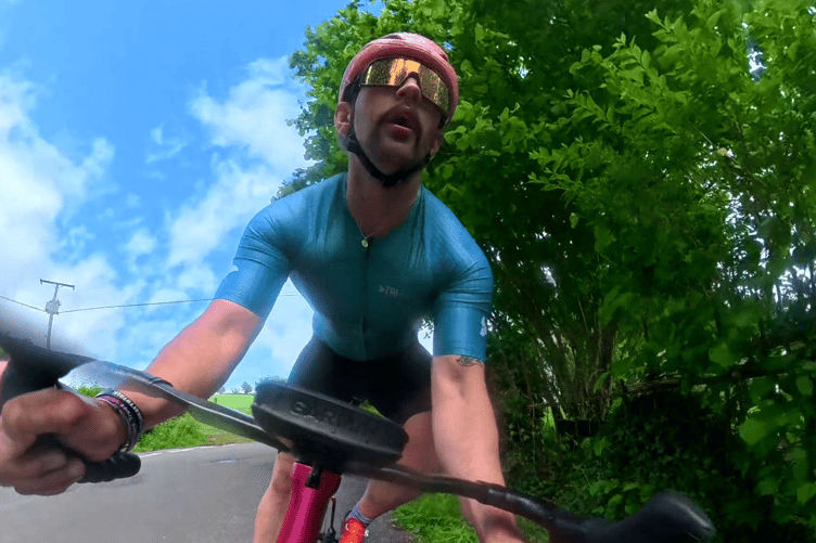 The “Cheeky Lake Loop” challenge will see Izaak Duffy ride through the night