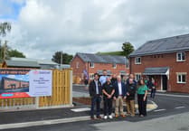 New energy-efficient homes completed in Powys town