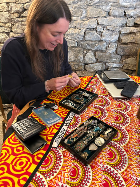 Maryanne with jewellery - Kington