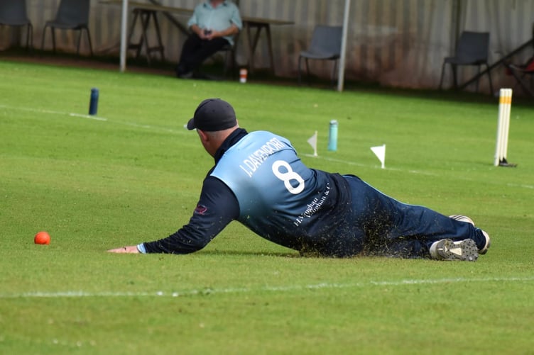 James Davenport hits the turf