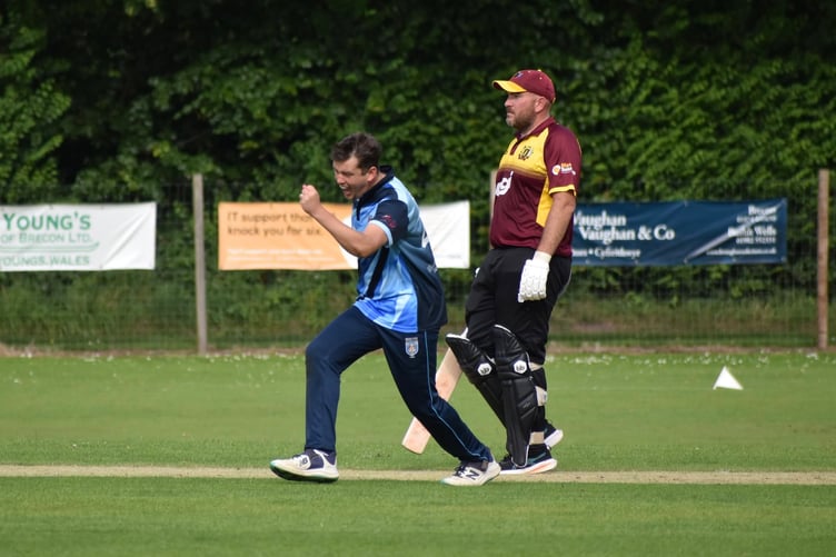 Ed Bevan celebrates