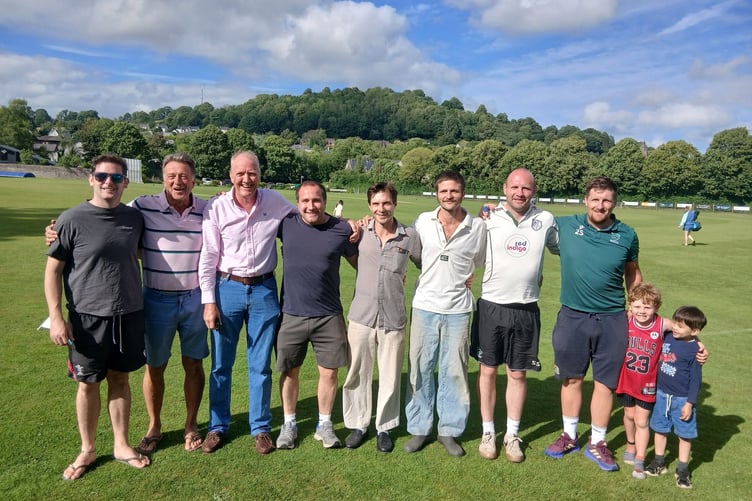 The Rich Brothers were among the players as Talgarth cricket made a return in a revived fixture