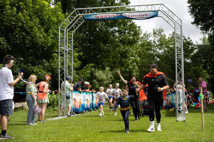 Hundreds took part in the Superhero 5K Fun Day in Cardiff