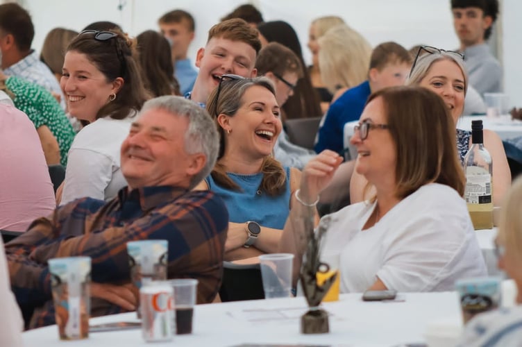 Guests enjoyed a lively evening of entertainment