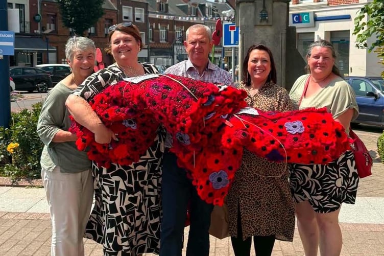 The hand-crafted blanked was created by members of St Peter’s Church