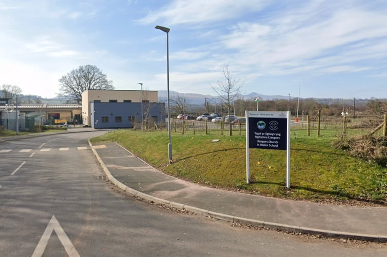 Llangors Church in Wales Primary School, one of four Powys schools currently in Estyn special measures.