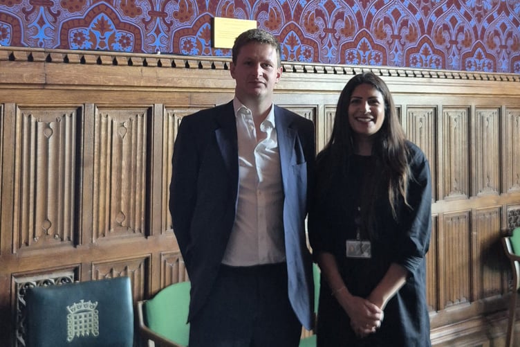 David Chadwick MP and Junior Health Minister Preet Kaur Gill MP
