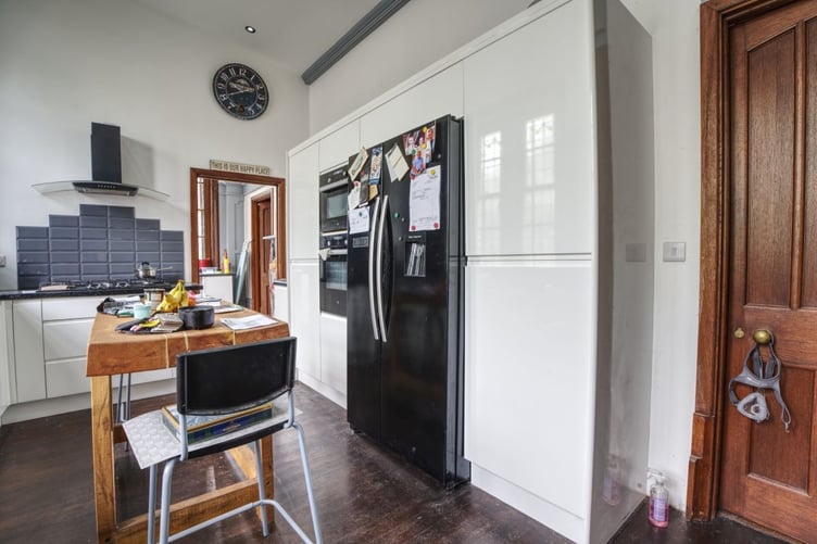 The building is being described as a ‘Grand Designs-style’ renovation opportunity