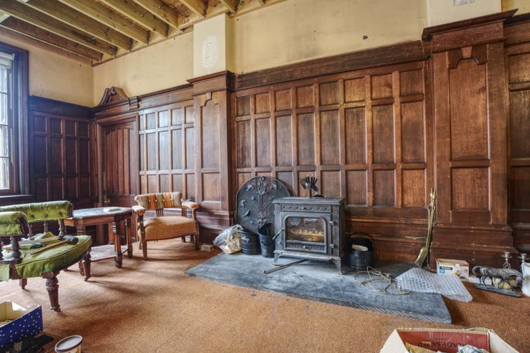 The landmark building is being marketed as a renovation project with potential to become a four-bedroom home
