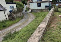 Glasbury flood defence repairs get under way