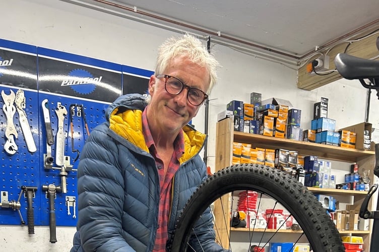 Tom Chandler set up Bike to the Future ten years ago and hopes to pass the reins to Joe