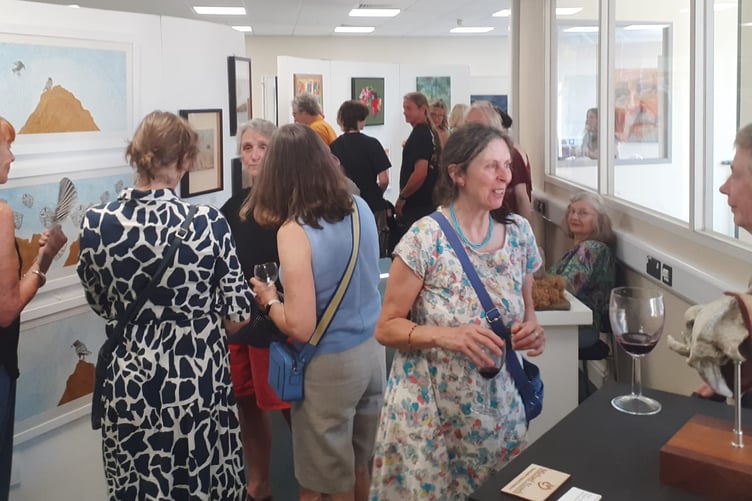 Guests at the preview event at Llandrindod's Auto Palace