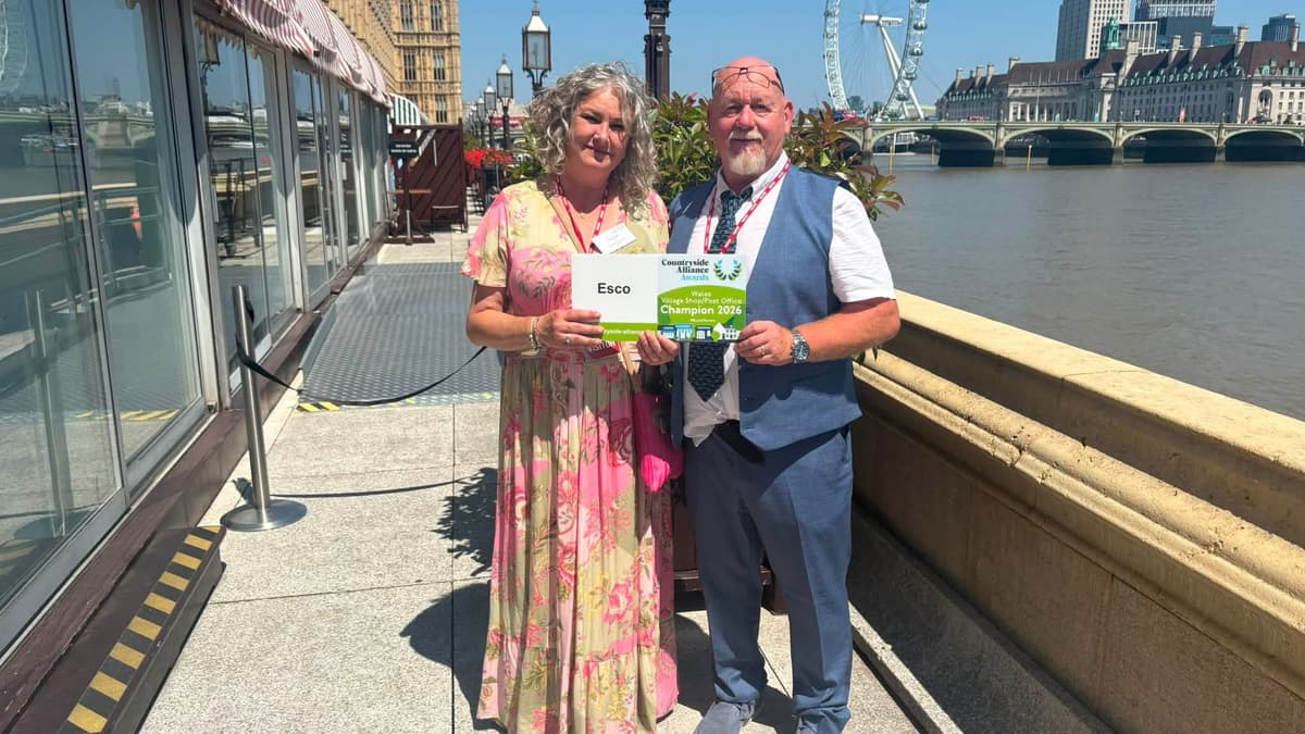 Village shop owner treated to Parliamentary tour