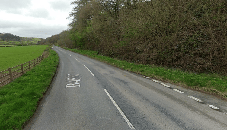 Police are appealing for information after the trailer was damaged off the B4567 near Aberedw