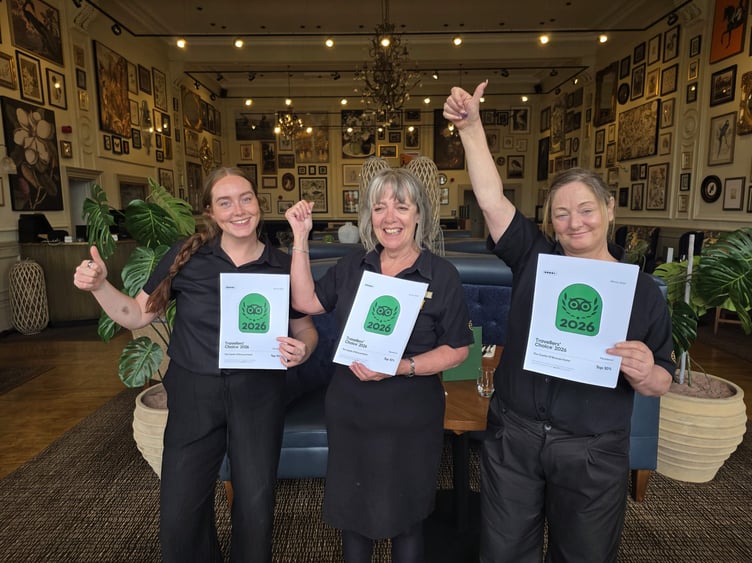 Team members Katie Williams Davies, Susan Brenan and Karen Maisie
